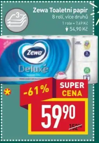 Billa Zewa Toaletní papír nabídka
