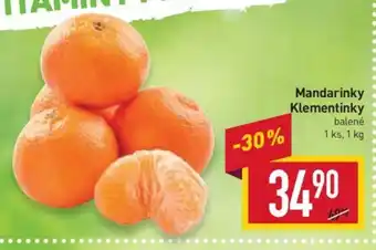 Mandarinky Klementinky