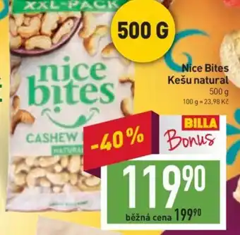 Billa Nice Bites Kešu natural nabídka
