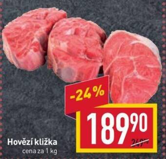 Billa Hovězí kližka nabídka