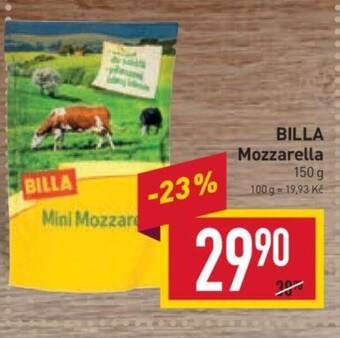 Billa BILLA Mozzarella nabídka