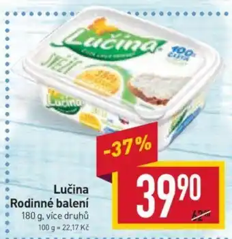 Billa Lučina Rodinné balení nabídka