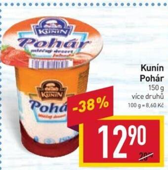 Billa Kunín Pohár nabídka