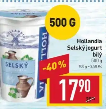 Billa Hollandia Selský jogurt bílý nabídka