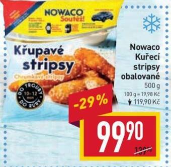Billa Nowaco Kuřecí stripsy obalované nabídka
