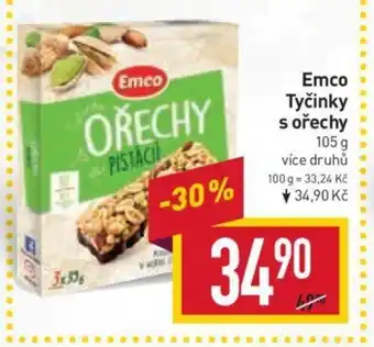 Billa Emco Tyčinky s ořechy nabídka