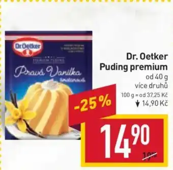 Billa Dr. Oetker Puding premium nabídka