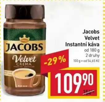 Billa Jacobs Velvet Instantní káva nabídka