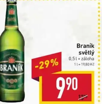 Billa Braník světlý 0.5L nabídka