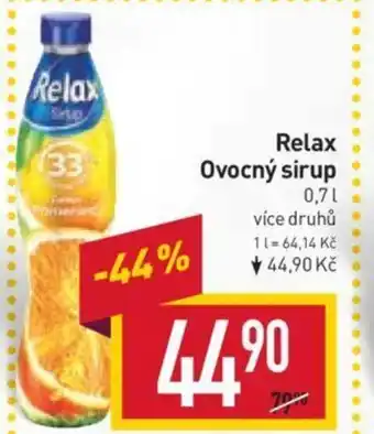 Billa Relax Ovocný sirup nabídka