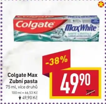 Billa Colgate Max Zubní pasta nabídka