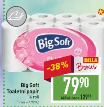Billa Big Soft Toaletní papír nabídka