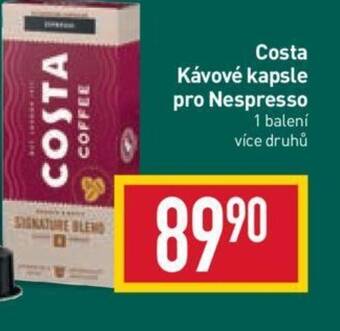 Billa Costa Kávové kapsle pro Nespresso nabídka