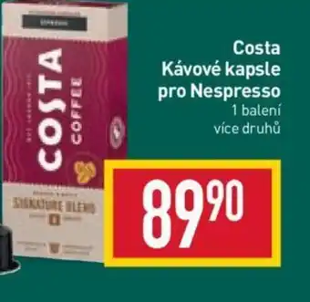 Billa Costa Kávové kapsle pro Nespresso nabídka