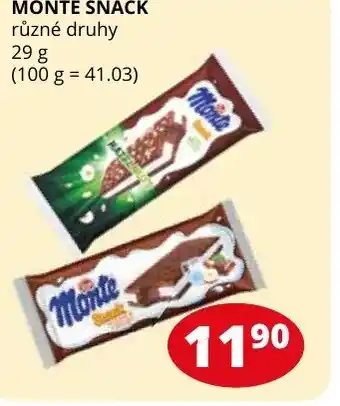 Flop MONTE SNACK nabídka