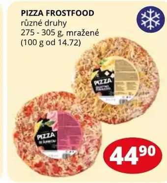Flop PIZZA FROSTFOOD nabídka