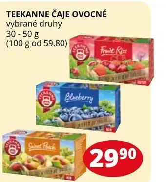 TEEKANNE ČAJE OVOCNÉ