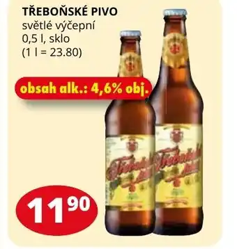 Flop TŘEBOŇSKÉ PIVO nabídka