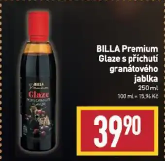 Billa BILLA Premium Glaze s příchutí granátového jablka 250 ml nabídka