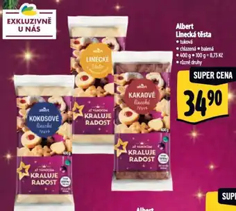 Albert Albert Linecká těsta nabídka