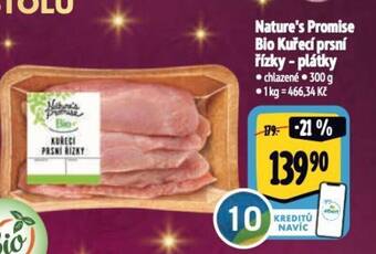 Albert Nature's Promise Bio Kuřecí prsní řízky - plátky nabídka