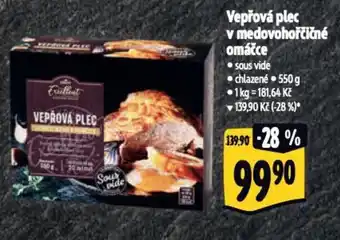 Albert Vepřová plec v medovohořčičné omáčce nabídka