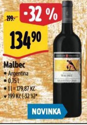 Albert Malbec 0.75 L. nabídka