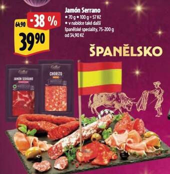 Albert Jamón Serrano 70 g nabídka