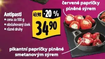 Albert Antipasti nabídka