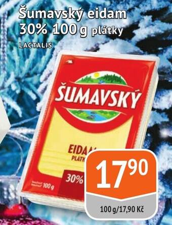Coop hb Sumavský eidam 30% 100 g plátky nabídka
