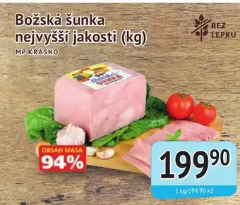 Coop hb Božská šunka nejvyšší jakosti (kg) nabídka
