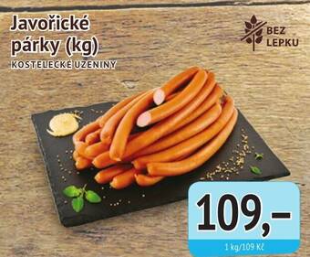 Coop hb Javořické párky (kg) nabídka