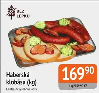 Coop hb Haberská klobása (kg) nabídka