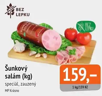 Coop hb Šunkový salám (kg) speciál, zauzený nabídka