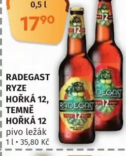 Coop hb RADEGAST RYZE HOŘKÁ 12, TEMNĚ HOŘKÁ 12 nabídka