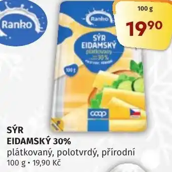 Coop hb SÝR EIDAMSKÝ 30% nabídka