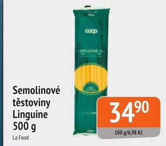 Coop hb Semolinové těstoviny Linguine nabídka