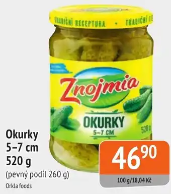 Coop hb Okurky 5-7 cm 520 g nabídka