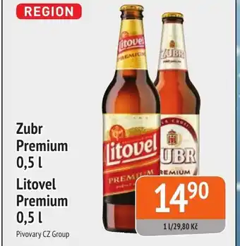 Coop hb Zubr Premium 0.5 L Litovel Premium 0.5L nabídka