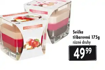 Qanto Svíčka tříbarevná 175g nabídka