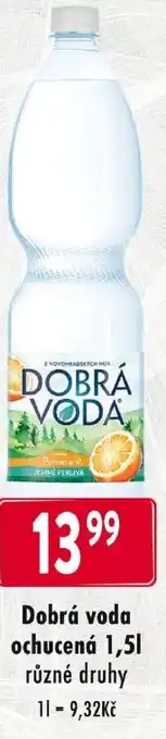 Qanto Dobrá voda ochucená 1,5L nabídka