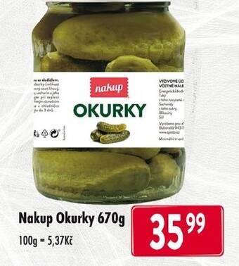 Qanto Nakup Okurky 670g nabídka