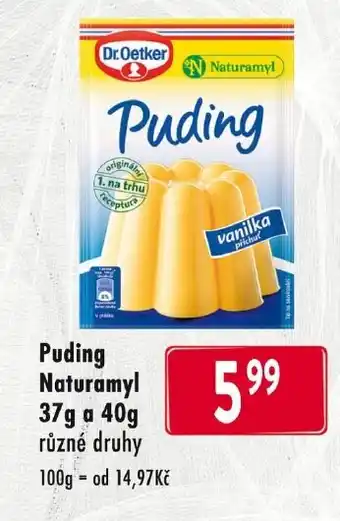 Puding Naturamyl 37g a 40g