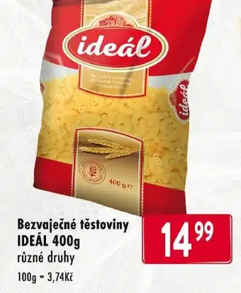 Qanto Bezvaječné těstoviny IDEÁL 400g nabídka
