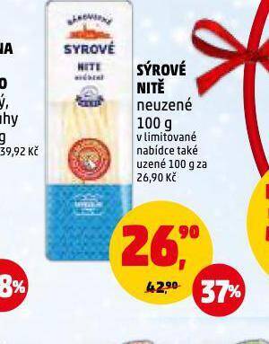 Penny Market Sýrové nitě nabídka