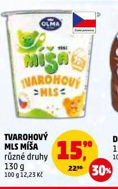 Penny Market Míša tvarohový nabídka