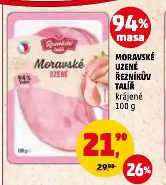 Penny Market Moravské uzené nabídka