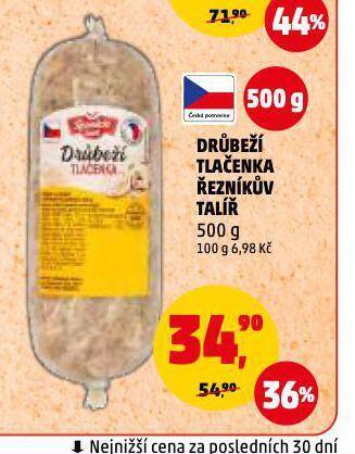 Penny Market Drůbeží tlačenka nabídka