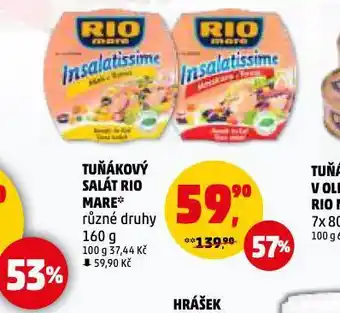 Penny Market Rio mare tuňákový salát nabídka