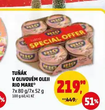 Penny Market Tuňák v olivovém oleji rio mare nabídka
